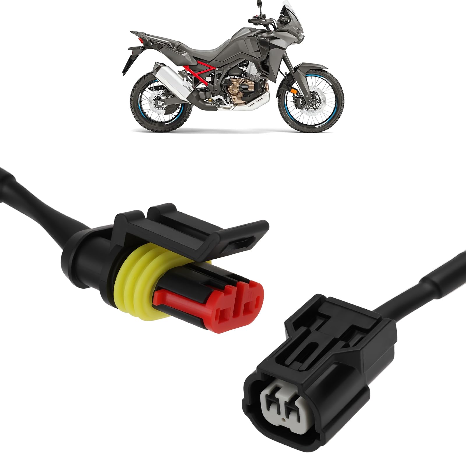 3Pz Adattatore per Fendinebbia e Cavo di Codifica SCS Compatibile con Honda CRF1100L Africa Twin