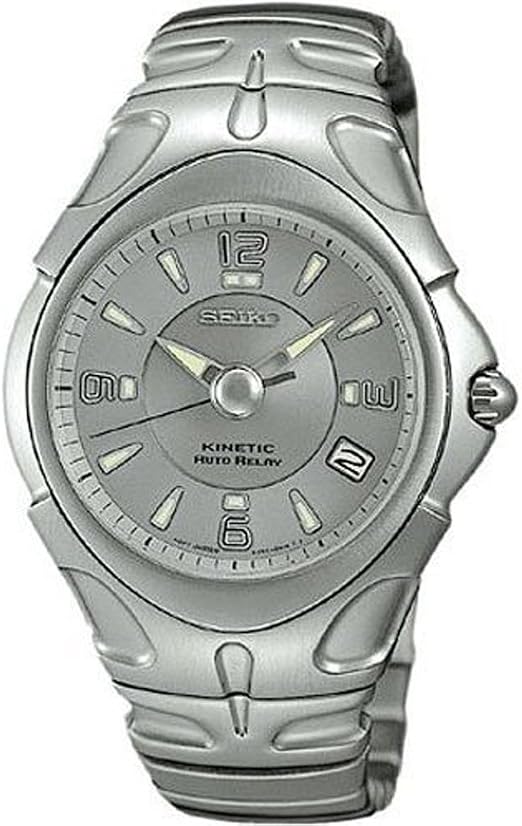 Seiko SMA011 Men's Kinetic Auto Relay Silver Dial Auto Relay Stainless  Steel Watch : Amazon.ca: Clothing, Shoes \u0026 Accessories