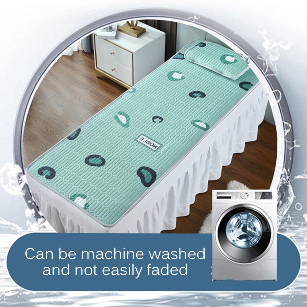 Pink,60 * 180cm,LDLCYCN Cooling Massage Table Mattress Pad with Elastic Band Spa Beauty Salon Mattress Pad with Face Breath Hole Summer Bed Cover for Spa Massage Bed Square Head Washable