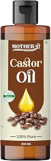 MOTHER SHREE Castor Oil 200ml | 100% Pure & Natural Arandi Oil | Cold Pressed Castor Oil for Hair & Scalp Care | Skin Nour Price In India