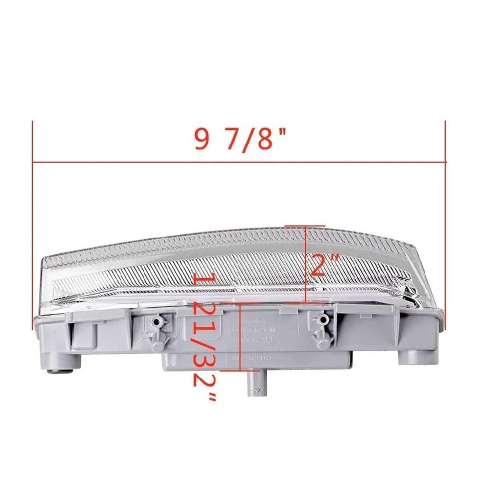 Luci fendinebbia anteriori a LED anteriori da 2 pezzi adatte for Mercedes-Benz Classe C W204 W212 R172 DRL Indicatore di indicazione Lampada Sostituire Luci DRL per auto