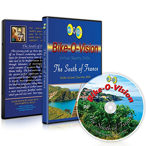 Bike-O-Vision - Virtual Cycling Adventure - The South of France - Perfect for Indoor Cycling and Treadmill Workouts - Cardio Fitness Scenery Video (Widescreen DVD #26) Bike-O-Vision - Virtual Cycling Adventure - The South of France - Perfect for Indoor Cycling and Treadmill Workouts - Cardio Fitness Scenery Video (Widescreen DVD #26)