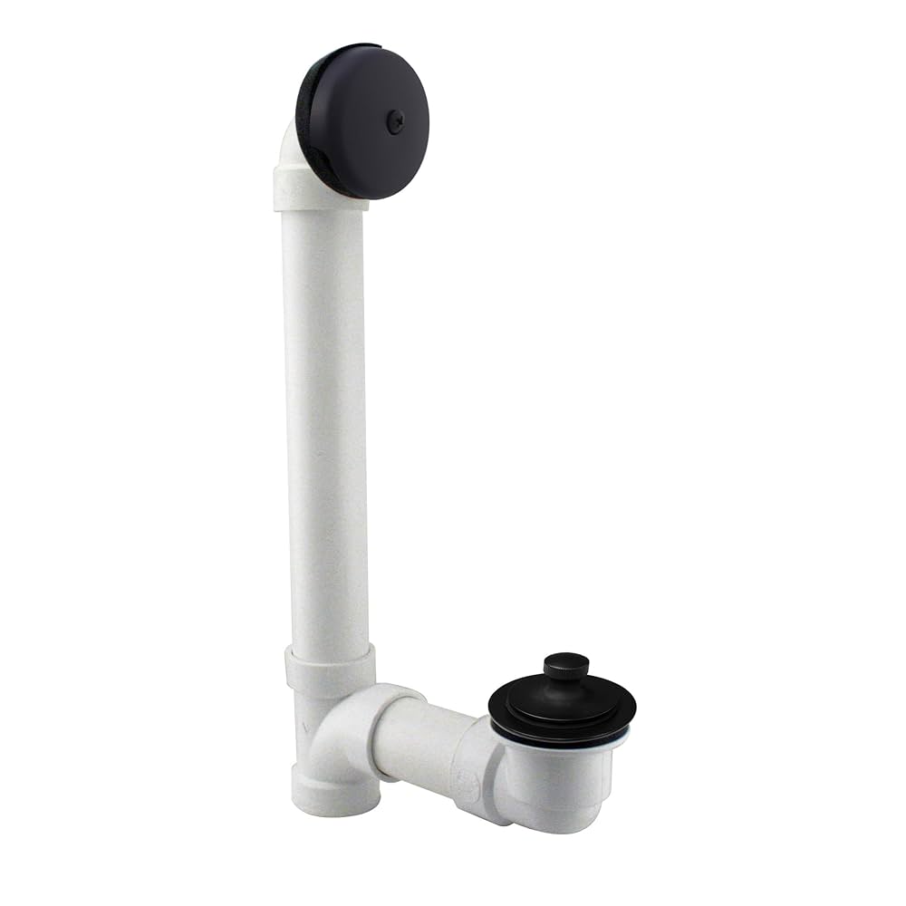 Westbrass Pull & Drain Sch. 40 PVC Bath Waste with One-Hole