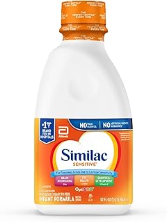 Sensitive Infant Formula, for Fussiness & Gas Due to Lactose Sensitivity, Ready-to-Feed Baby Formula, 32-fl-oz Bottle
