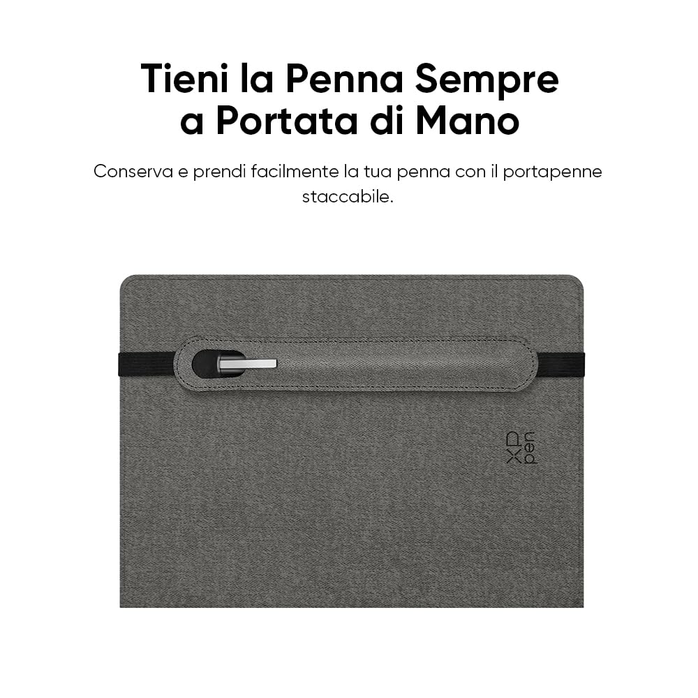 XPPen Note Plus Smart Notebook Bluetooth A5 Taccuino Digitale, Stilo Swiss D1 0.8mm, Cattura Reale, 50 Pagine Offline, App Android iOS