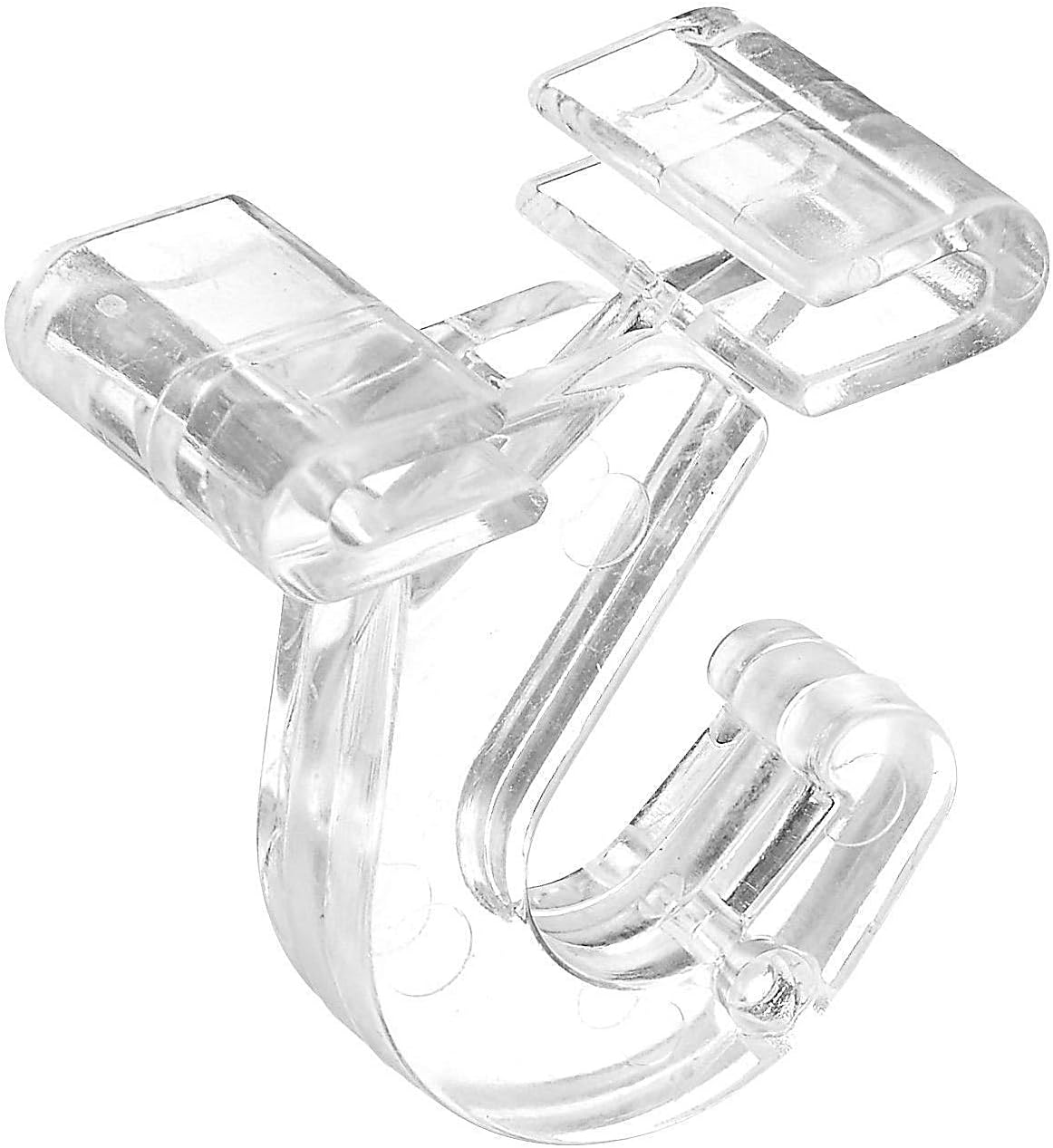 Clip Strip J Hook Hinged Sign Holder for Drop Ceiling, 12 Pack, Easy to Add to Ceiling Rail T-Bars Corp.