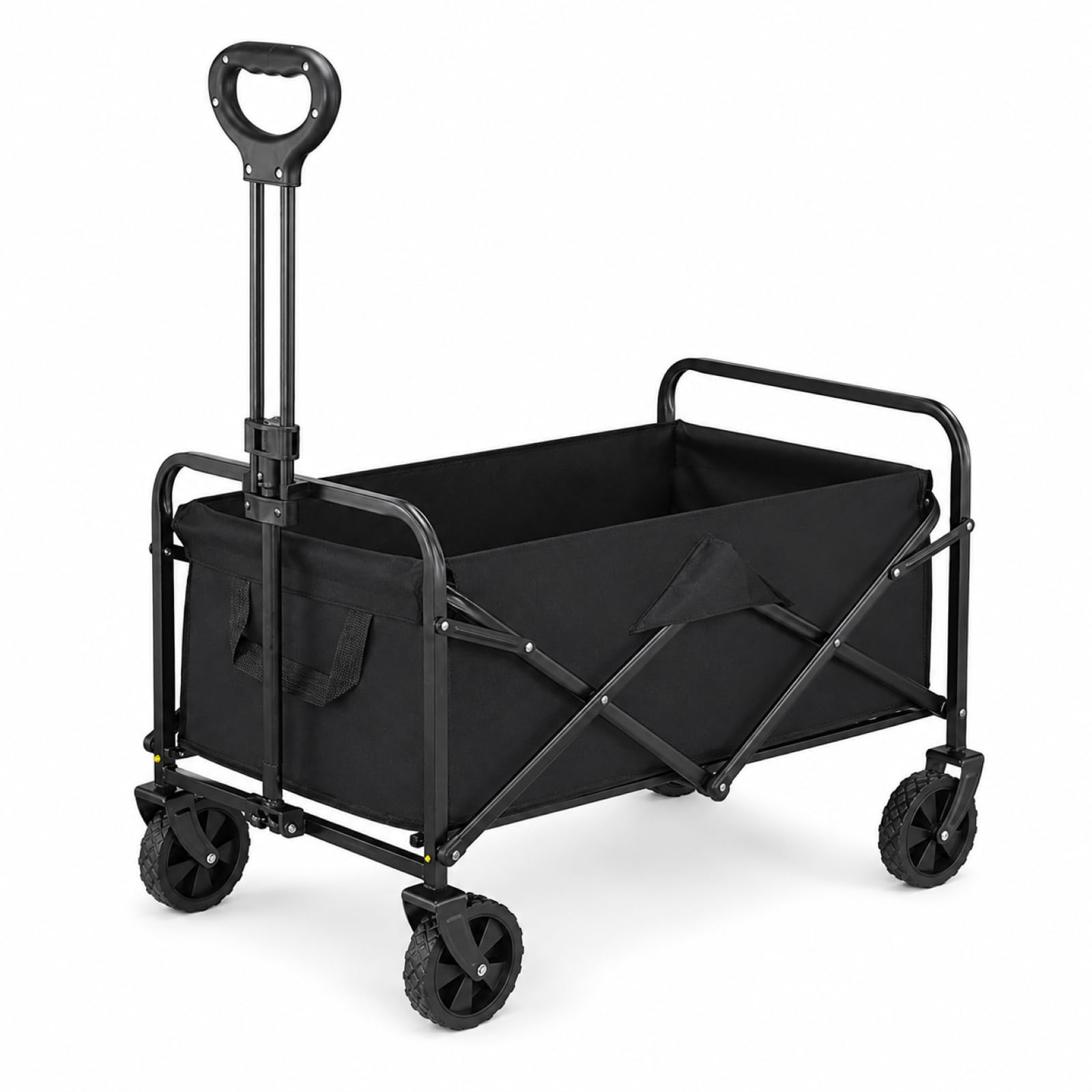 Surface de charge de 150 kg - Chariot de plage pliable - Grande capacité - Portable - Pour jardin, camping, festival