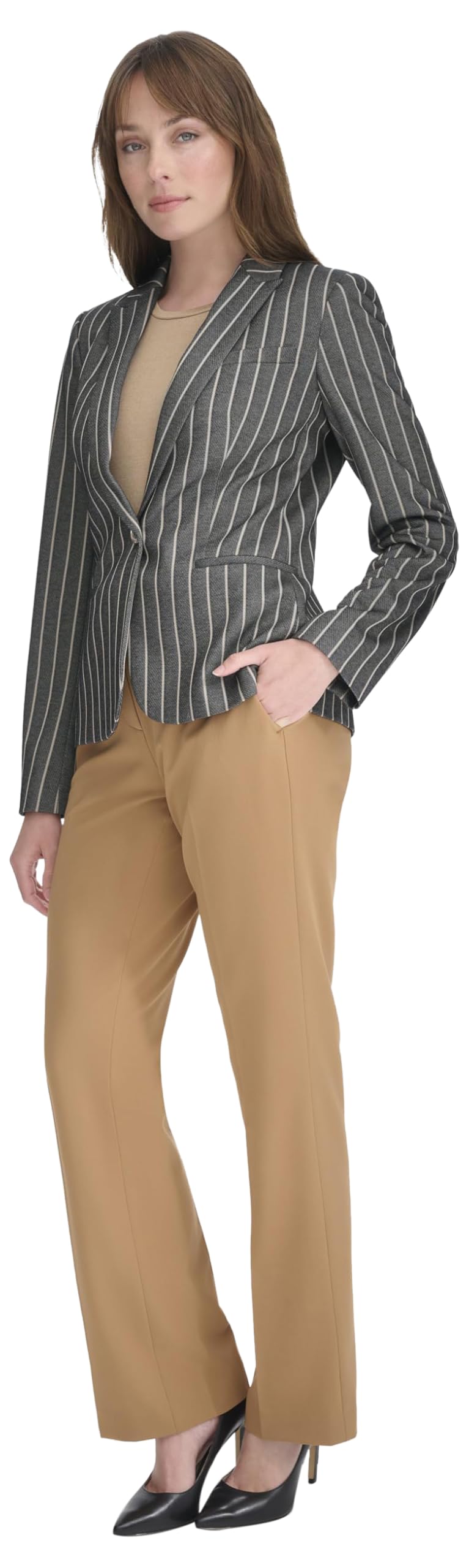 Tommy Hilfiger Womens Blazer Business Jacket With Flattering Fit