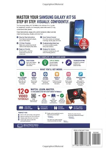 image for Samsung Galaxy A17 5G Bible: The Complete 3-in-1 User Guide with Step-