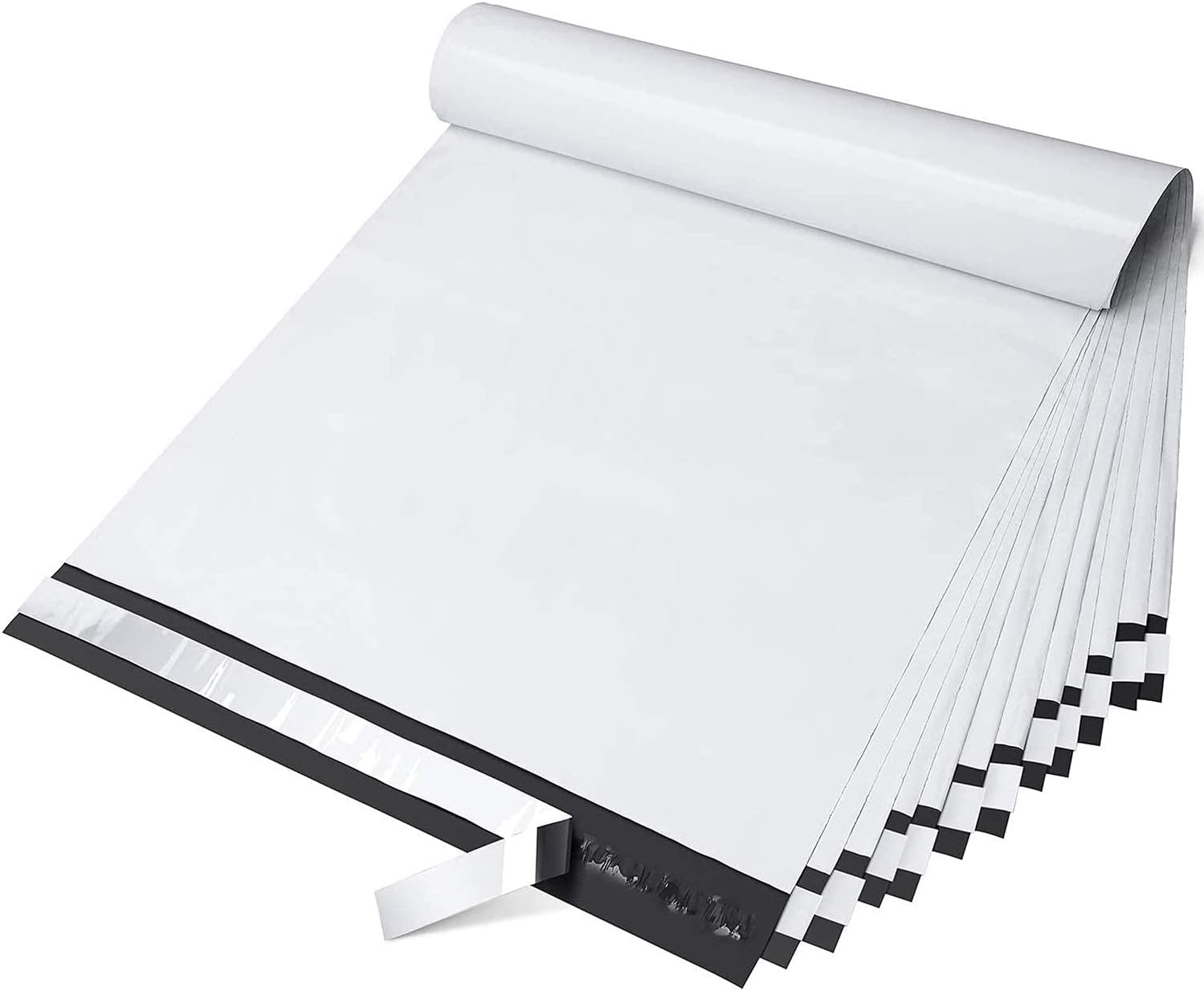Switory Postage Bags100pc 35.5cmx48.2cm Postal Bags Waterproof, Parcel Bags Shipping Mailers Mailing Bag for Clothes Envelopes Postage Bag for Packaging, White