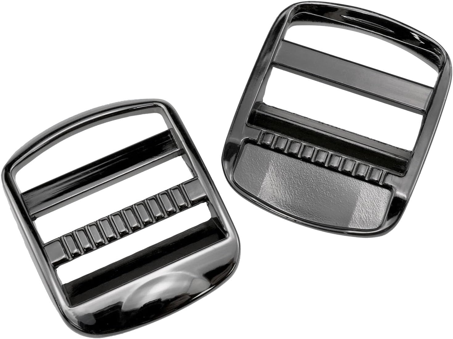 VAKTOK- 4pcs Metal Ladder Lock Buckle Slider Adjustable alloy buckle backpack strap accessories(Inner length 25mm) - Image 5