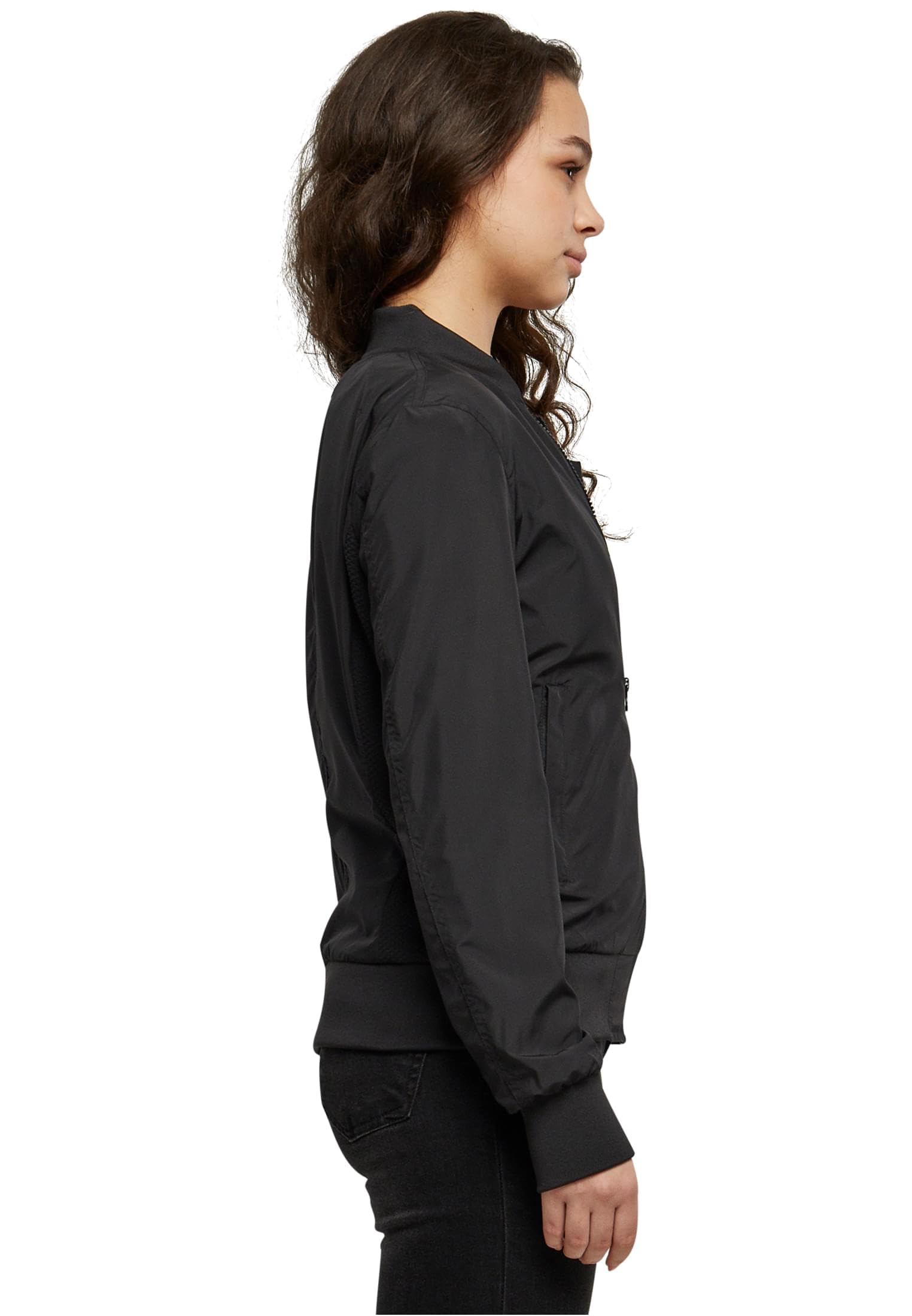URBAN CLASSICS Chaqueta Bomber para Mujer con Bolsillos, Chaqueta Entretiempo otoño y primavera, Cazadora Acolchada de Corte Old School