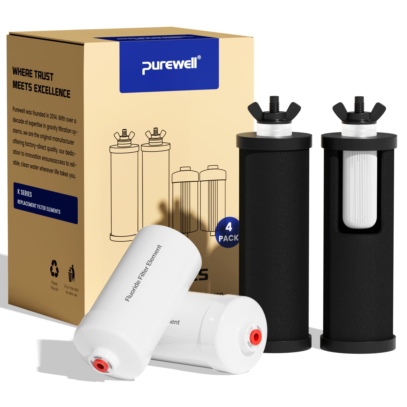 Amazon.com: Purewell 8-Stage PF-3&FL-2 Purification Elements Set