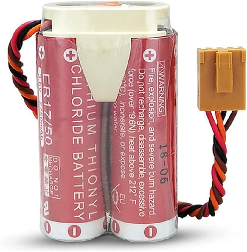 ER1750 Paquete de baterías de repuesto para Kawasaki MD500N 50750-1018 3.6V batería robot Maxell ER17/50 batería