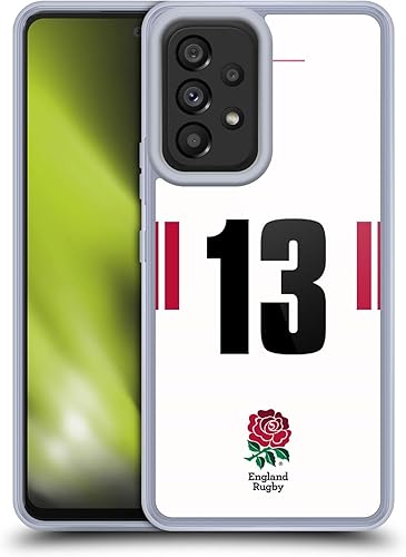 Head Case Designs Officially Licensed England Rugby Union Position 13 202223 Players Home Kit Soft Gel Case Compatible with Samsung Galaxy A53 5G
