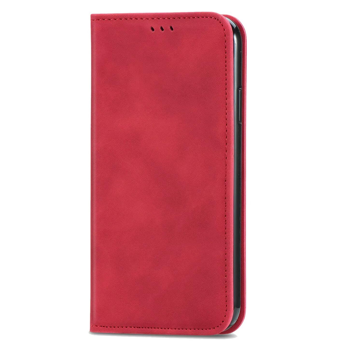 Cracedily Case voor Motorola Moto Edge 50 Neo hoesje, Premium Lederen Flip Wallet Case met Kaartenvakken en Horizontale Standfunctie Magneet Coque Cover Beschermhoesje voor Edge 50 Neo, Blauwgroen