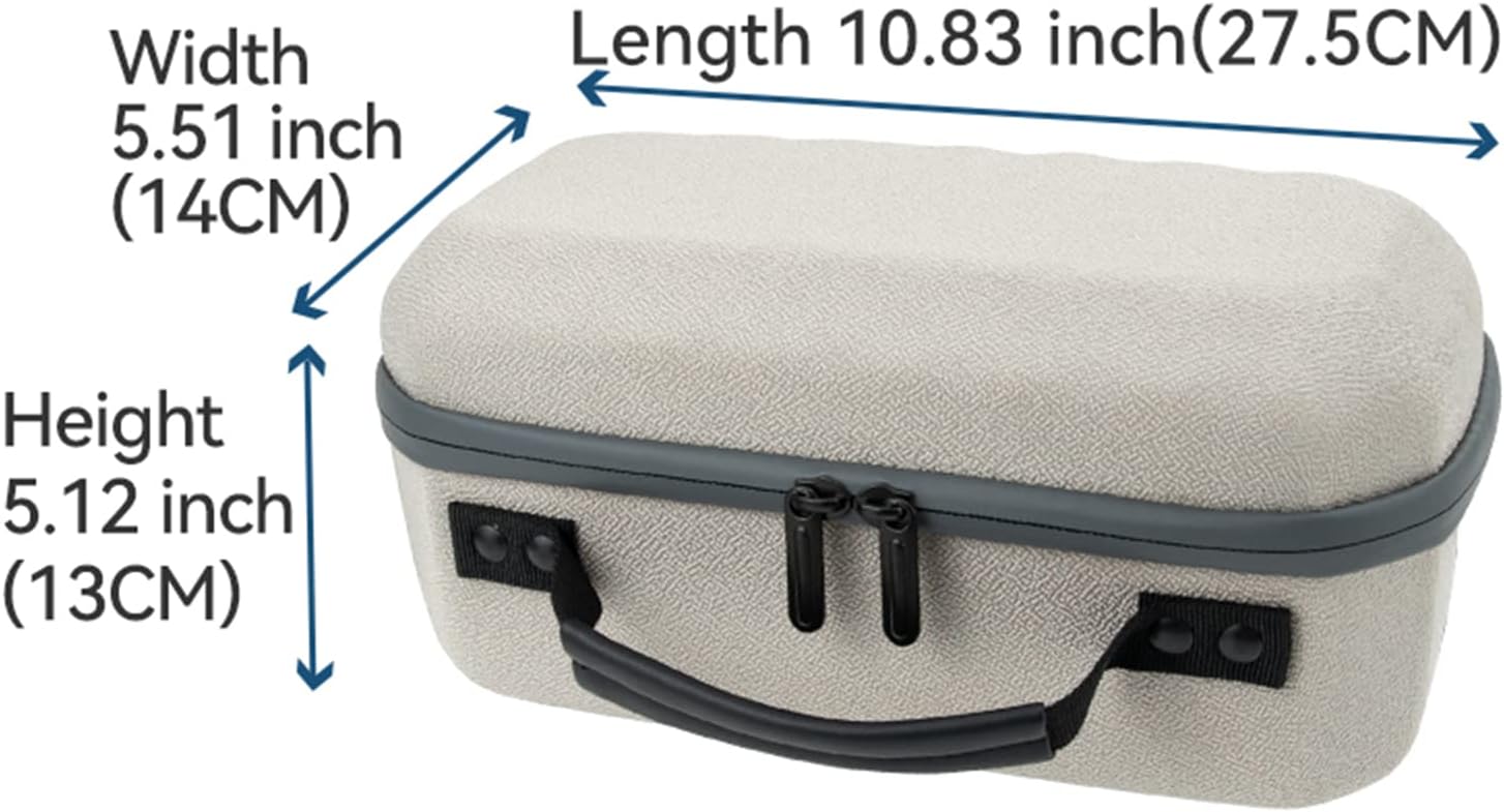 Hard Case for Samsung The Freestyle Projector,The Freestyle Smart Portable Projector 360° All-Round Protection Storage Box Travel Bag