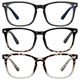 hunsquer Blue Light Glasses for Woman/Men Computer Blue Light Glasses
