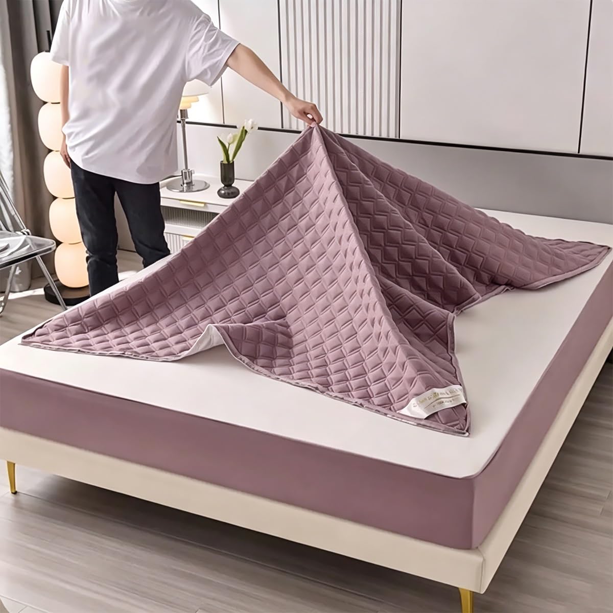 Protector de colchón Impermeable, Suave Resistente a la Humedad