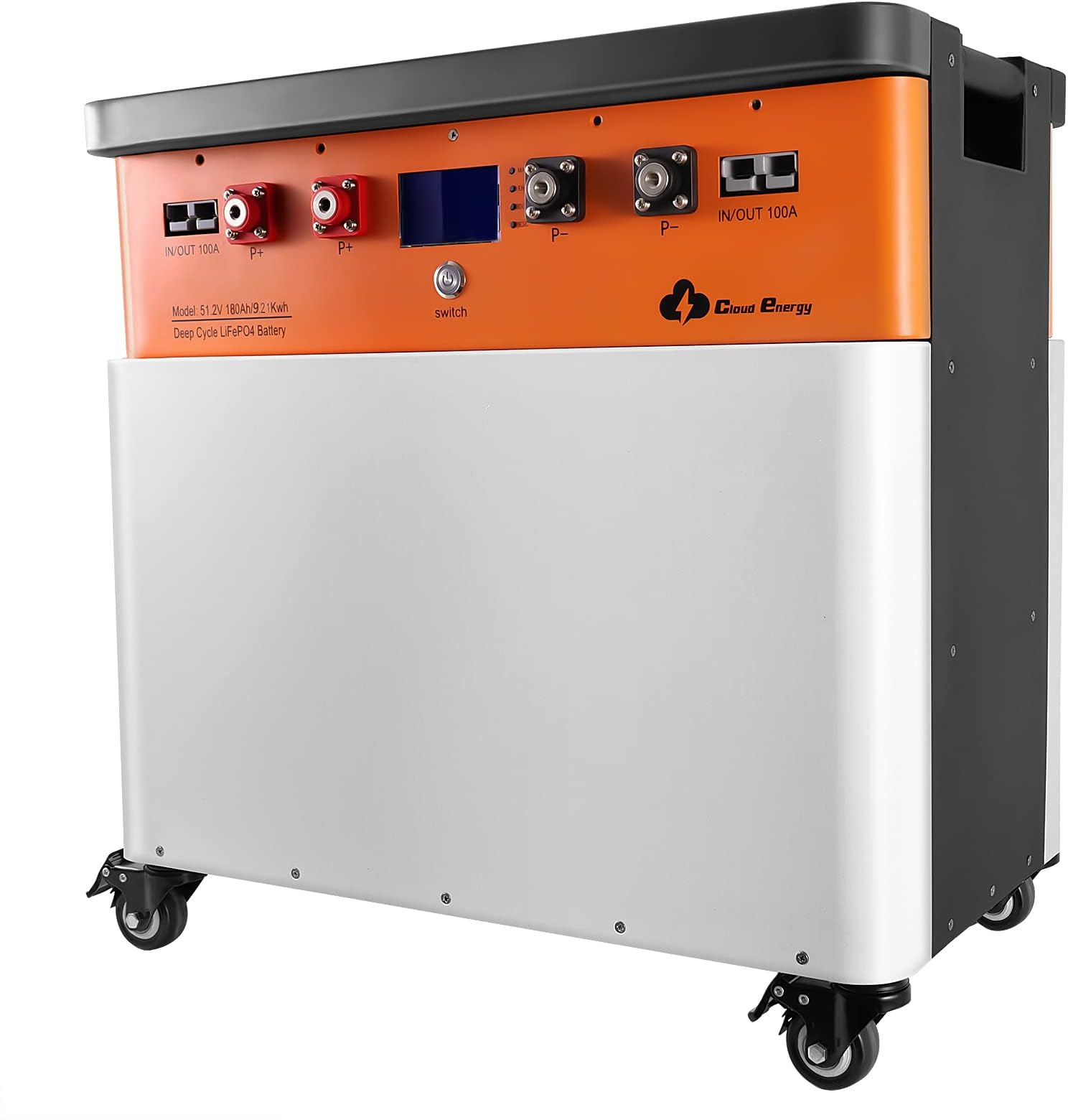 48V 180Ah 9.216Kwh Portability LiFePO4 Battery 10 Year Lifetime Perfect for Monitor RV, Solar, Energy Storage, Overland, Off-Grid…