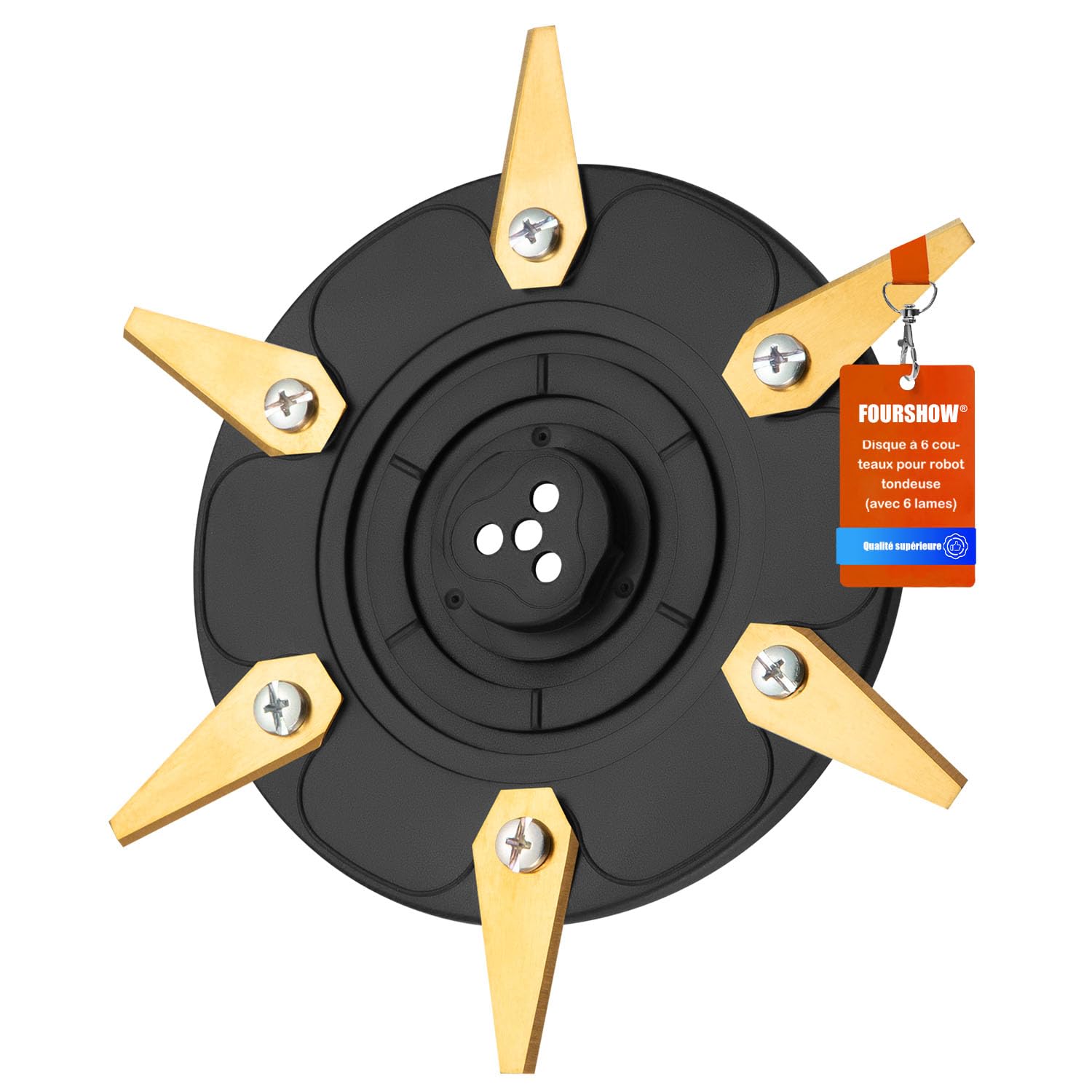 Plaque de 6 lames pour une pelouse impeccable avec Bosch Indego S500 M700