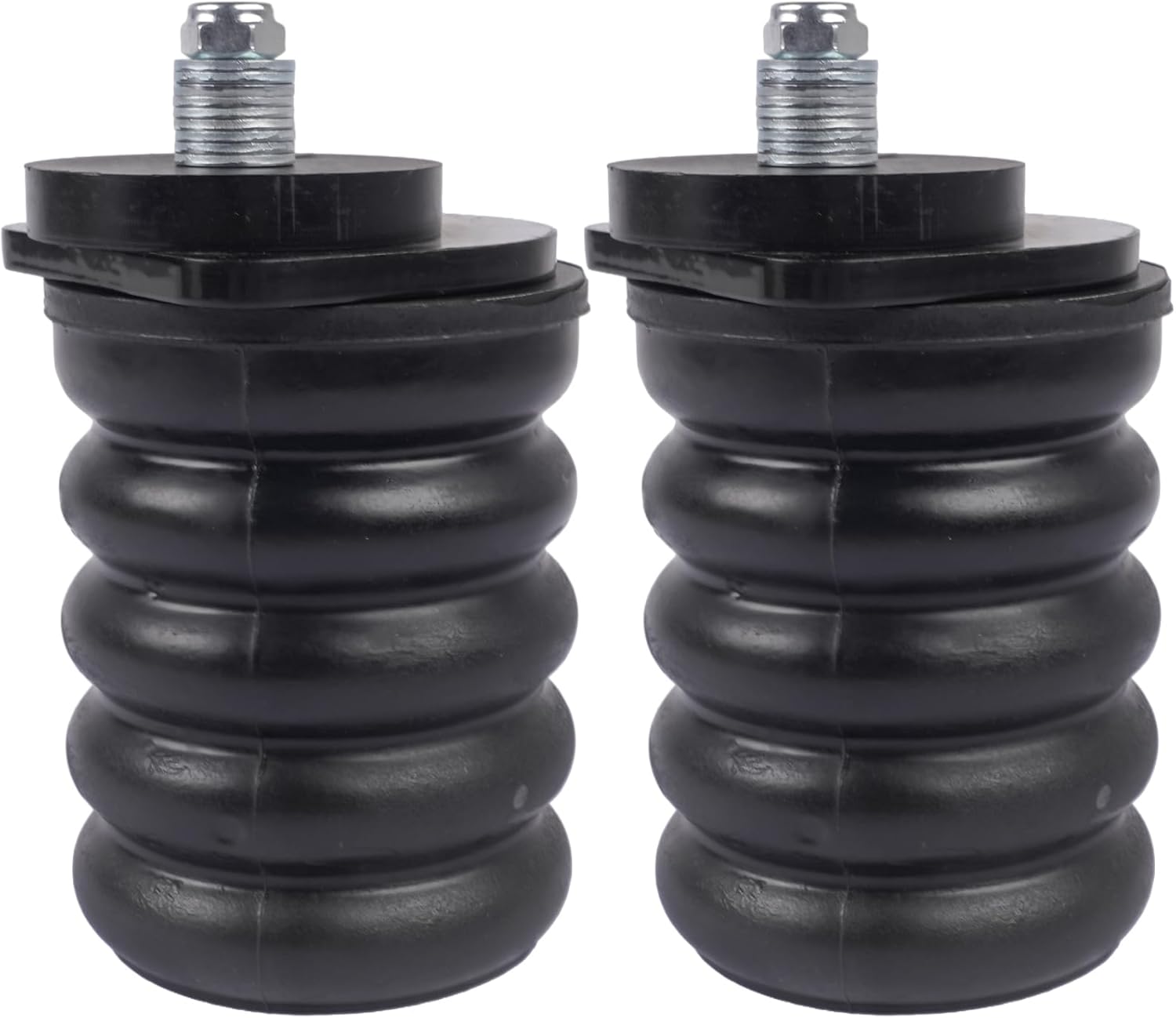 2PCS Rear Suspension Helper Springs SSR-108-47 Replacement for Ford F-150 2WD & 4WD 1999-2008, Black Bump Stop Suspension Helper Springs