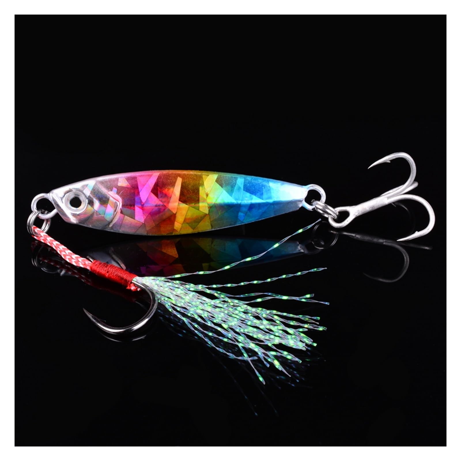 XILILHC 6 Pz/Lotto Maschere di Metallo Esche 7g 10g 15g 20g 30g 40g Richiamo di Pesca Jig Spoon Spinnerbait Esche Pesce Jigging Attrezzatura da Pesca in Mare