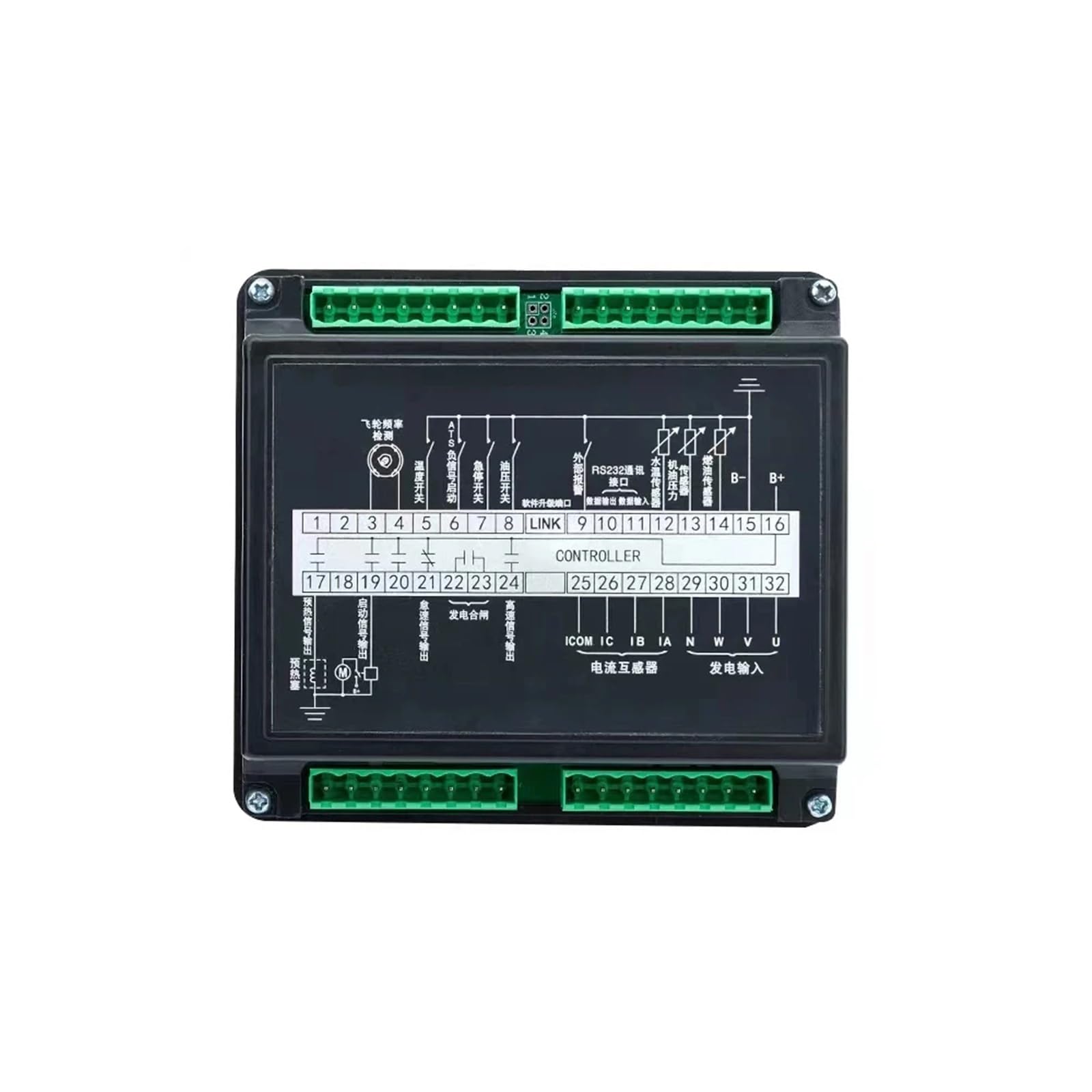 DWFSKZKV EV80 Controller HJ-103B Controller 10-15KW Water-Cooled Generator Five Protection Controller