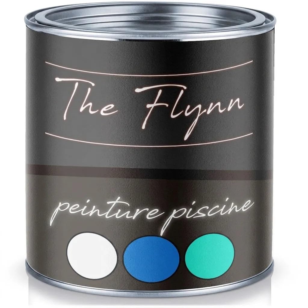 peinture époxy piscine 2K polyester/plastique/fibre de verre durcisseur peinture piscine bleu blanc vert gris gris anthracite clair vert mer choix de couleurs revêtement bassin étang (1 L, anthracite)