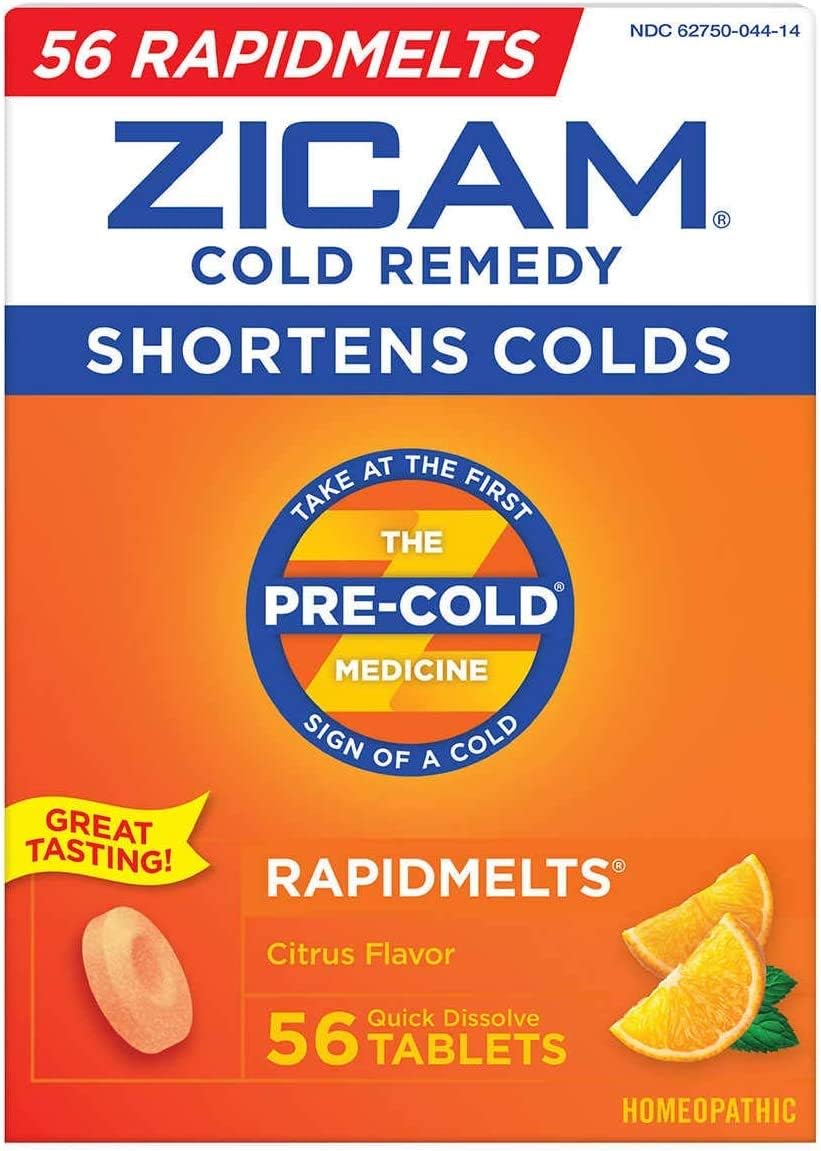 Buy Zicam Cold Remedy RapidMelts Citrus Flavor Quick Dissolve Tablets