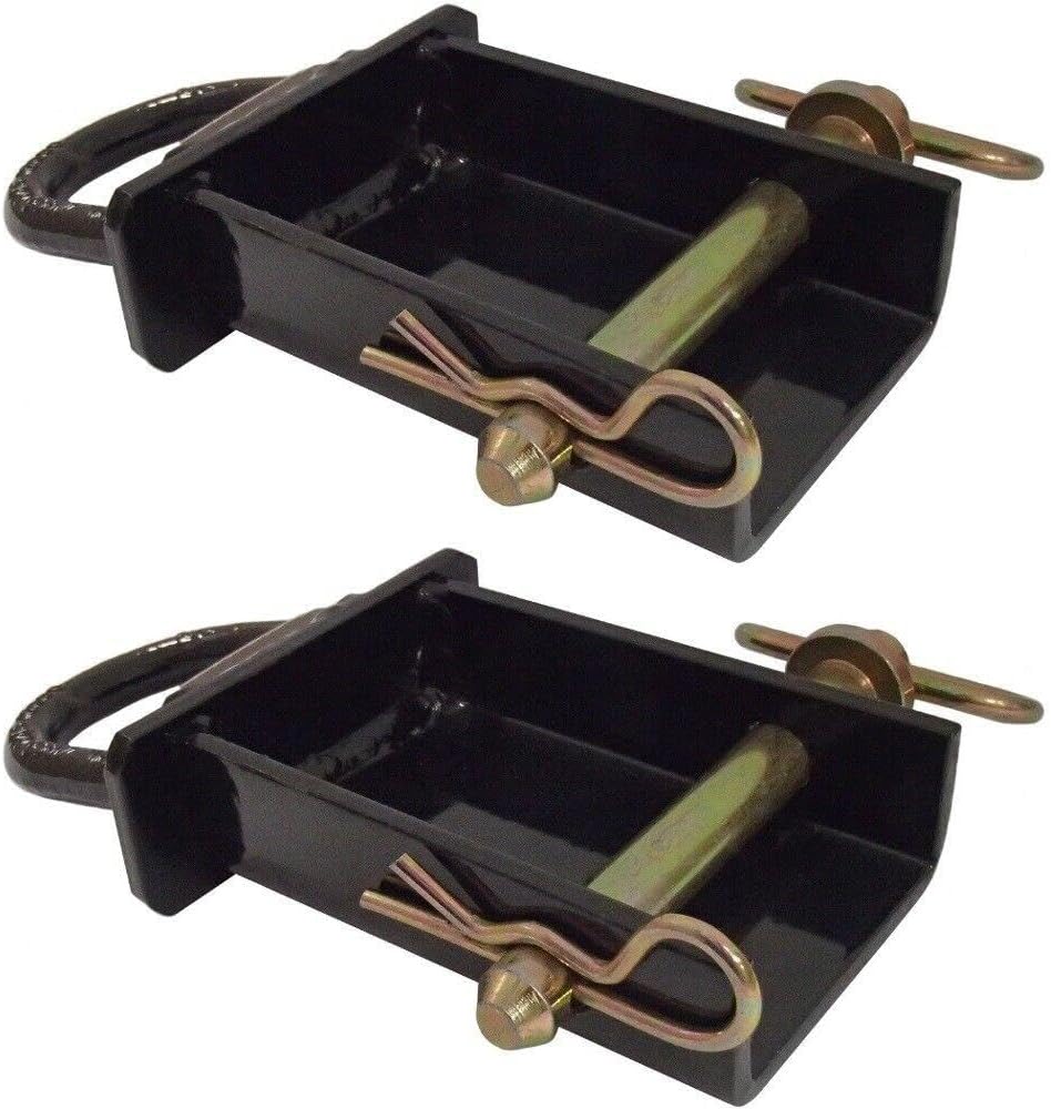 for 2 Heavy Duty Removable D-Ring Stake Pockets 12,000 Lbs. Trailer/Flat Bed PK-SPTD