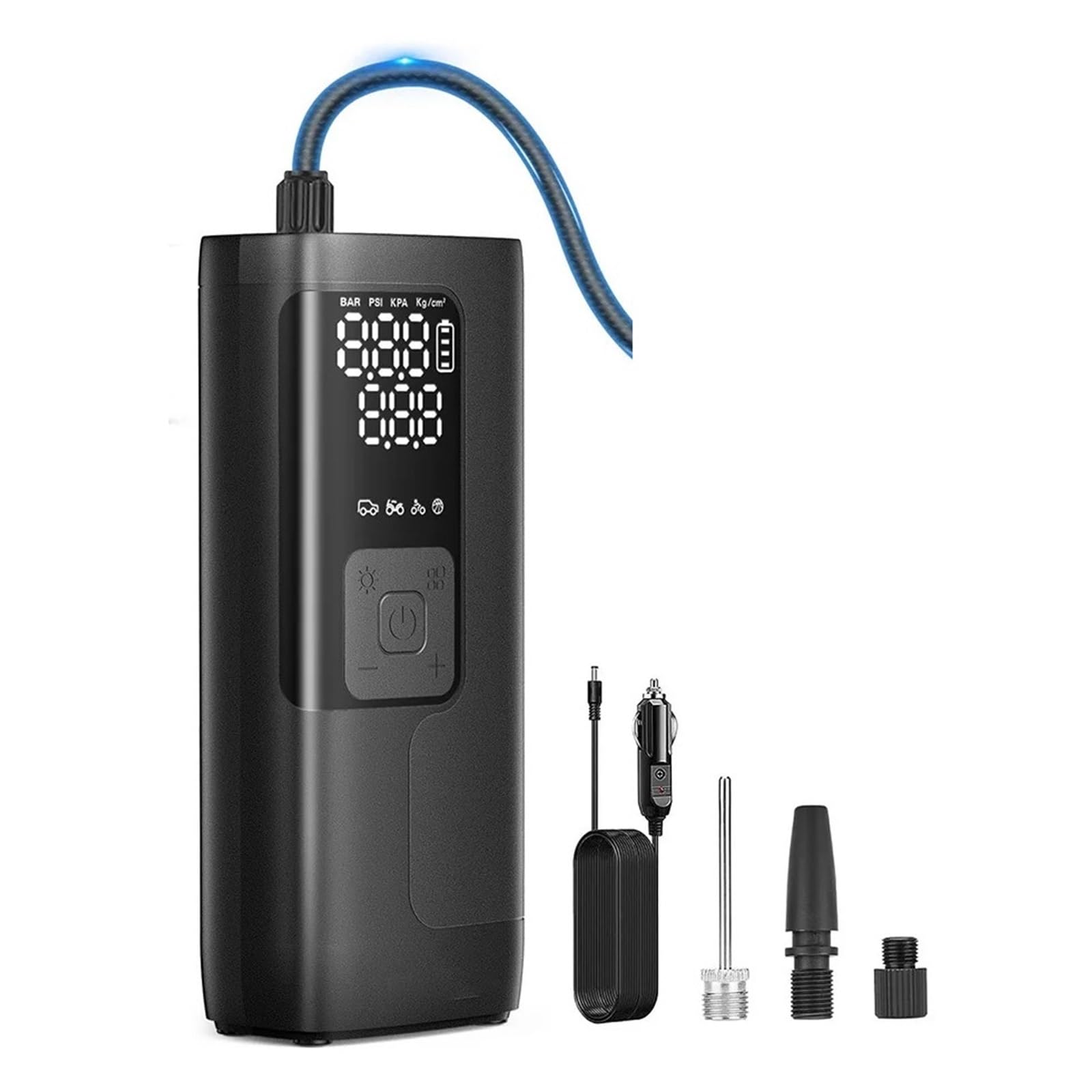 Pompka Do Opon 60L/min Przenośna Pompa Powietrza 20000mAh Kompresor Do Opon Samochodowych 12V Przenośna Sprężarka Powietrza Sprężarka Powietrza Wtryskiwacz Powietrza Inflator Opon