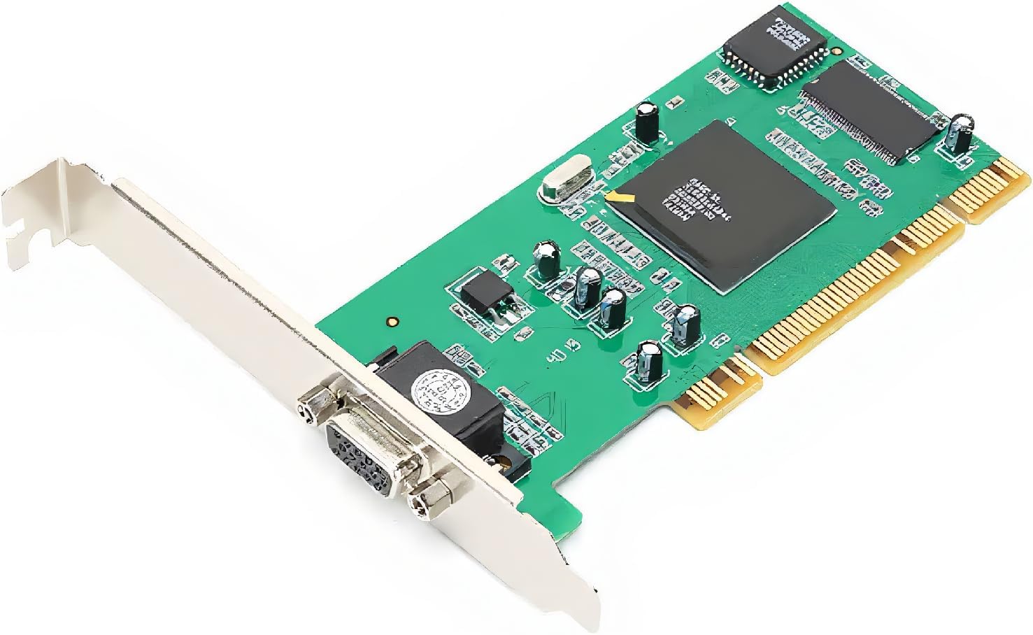 Sanpyl PCI VGA Graphics Card 8MB, 32Bit, Multi Display for Desktop Computer Accessories, ATI Rage XL Compatible