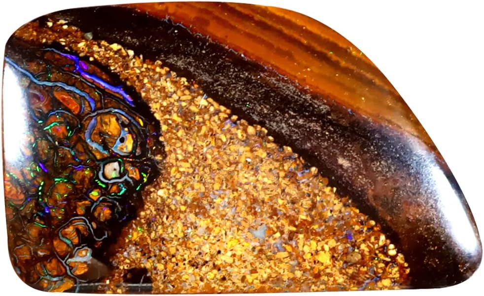 商品一覧 ２ | ボルダーオパール・ワールド ボルダーオパール ルースストーン 12.37 ct Pear Cabochon Shape (22 x 14 mm) Multi C