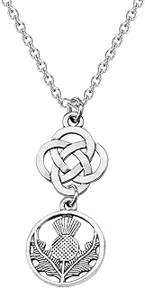 Scottish Celtic Thistle Necklace/Earrings Sassenach Jewelry Scottish Thistle Gift