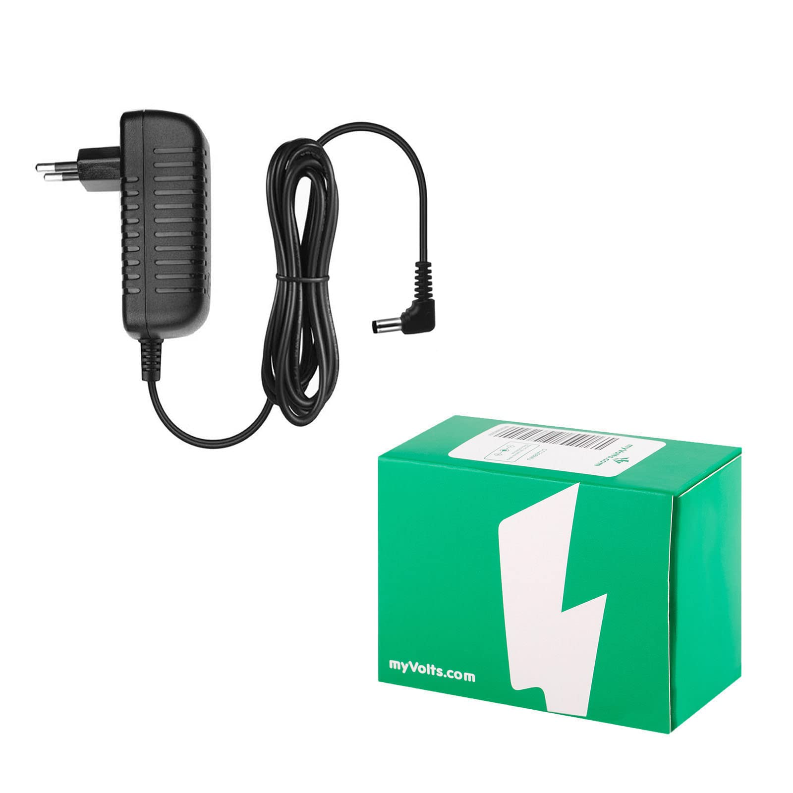 MyVolts 12V EU-Netzteil kompatibel mit TC-Helicon Play Acoustic Effektpedal - mit Verlängerungskabel und Inline-Schalter