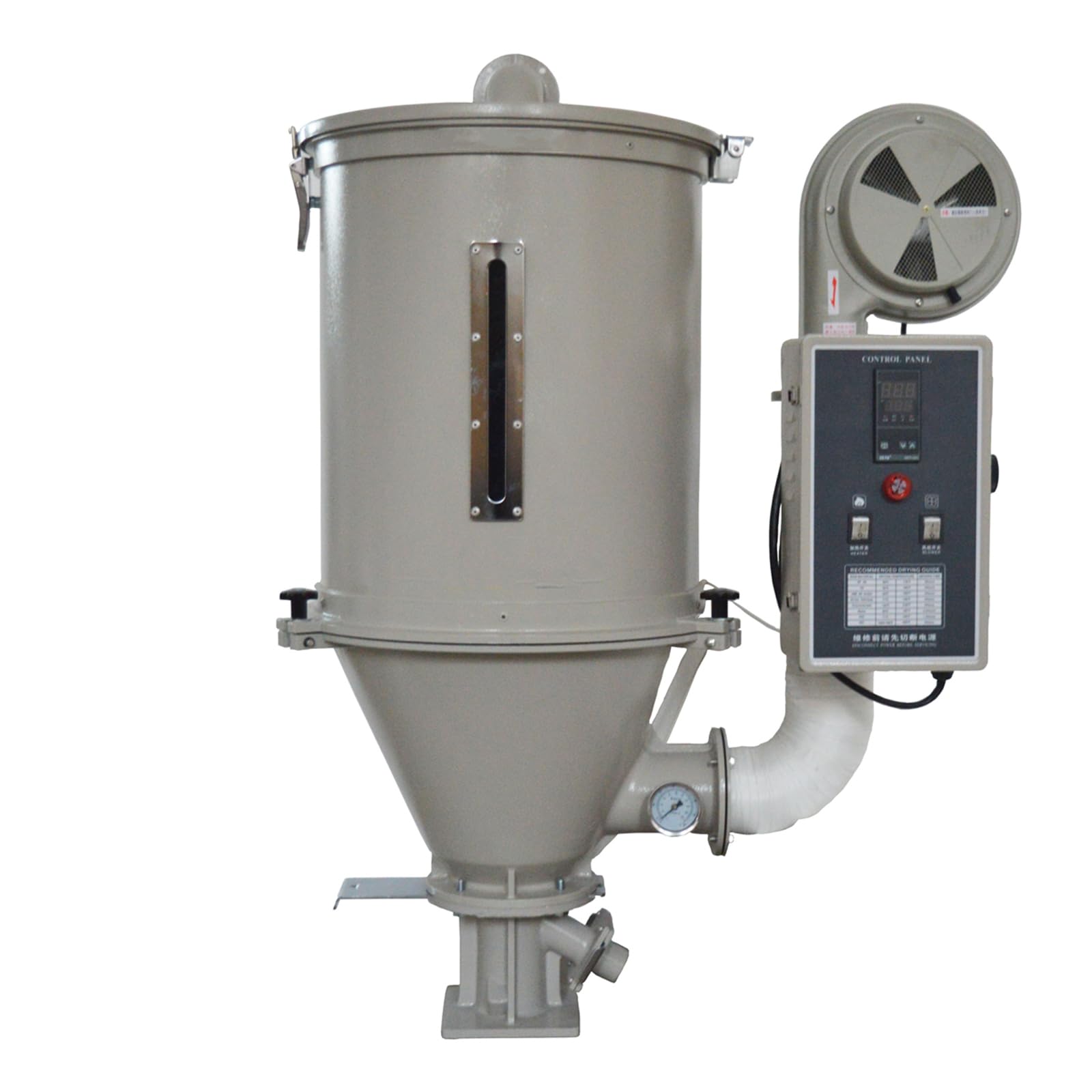 LGXEnzhuo 25kg Hot Air Drying Machine 3500W Hopper Type Plastic Dryer Stainles Steel PP PET Plastic Raw Material Drying Machine AC220V