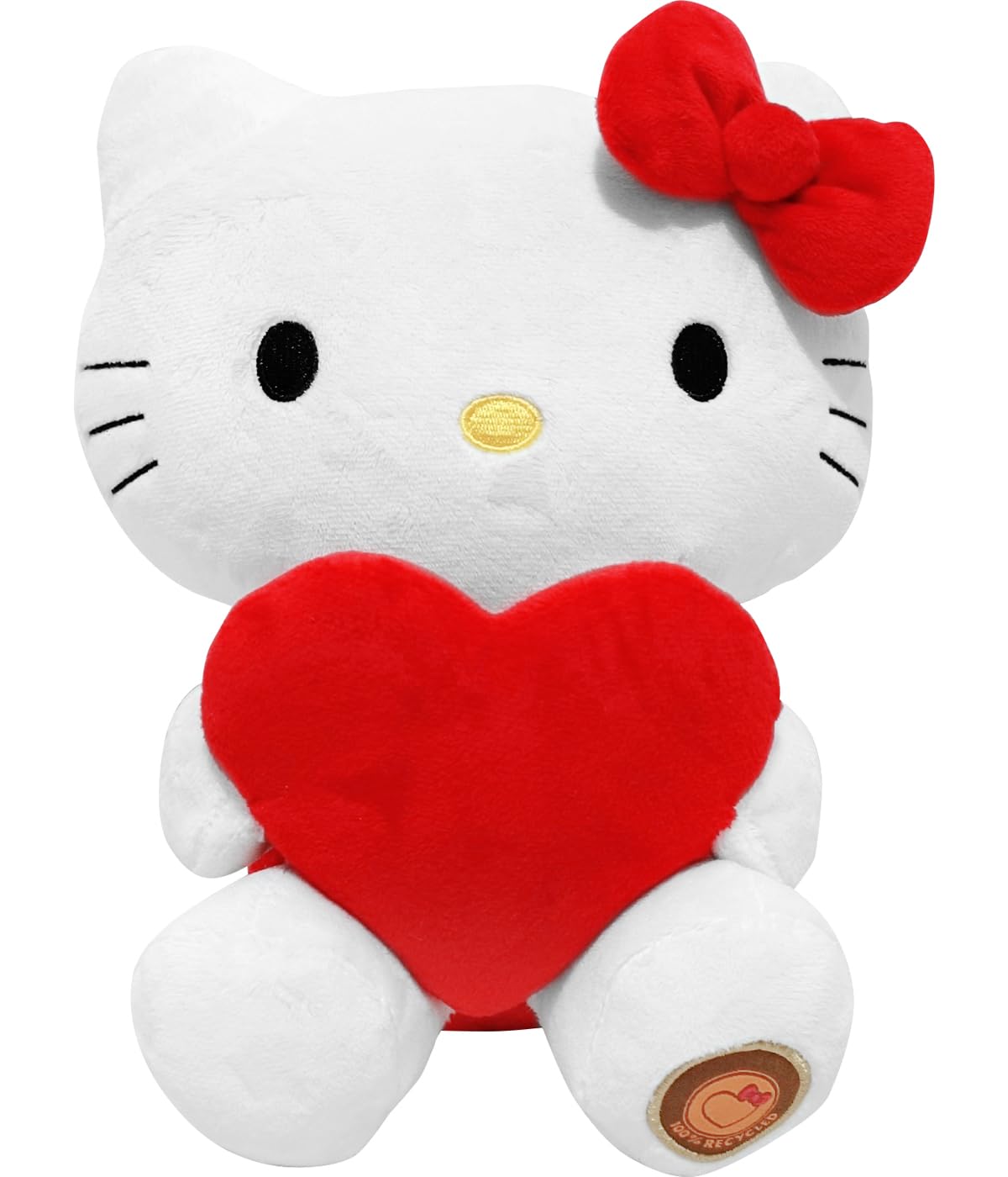 Joytoy Hello Kitty with Heart Eco Plush 14 x 13 x 24 cm