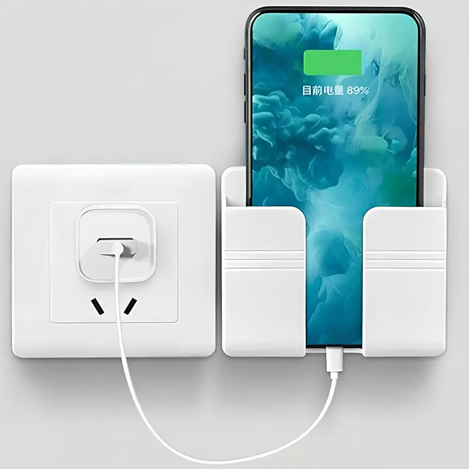 Suporte Celular Multiuso de Parede Autocolante Para Controle Remoto Fixo Para Carregar