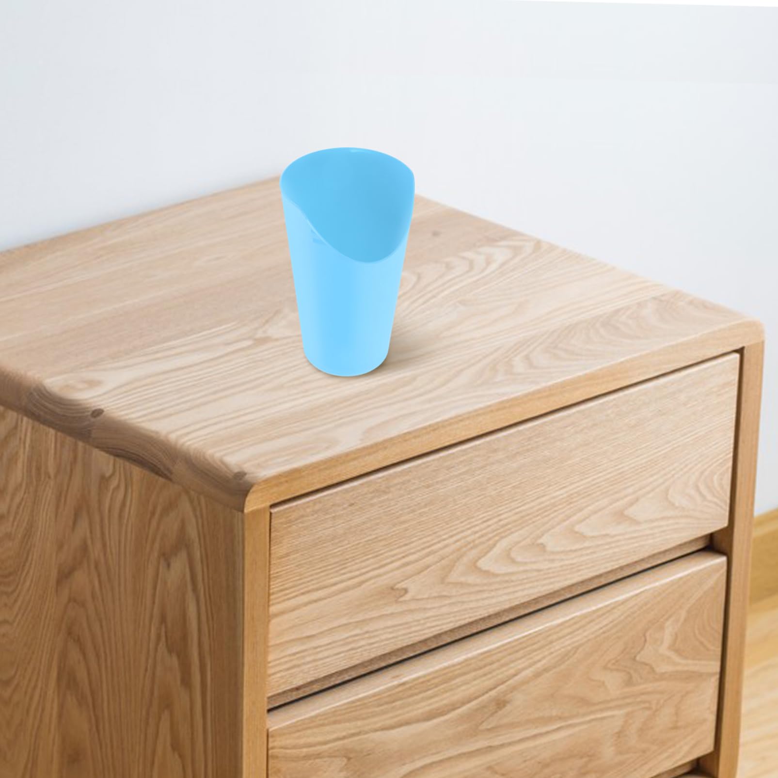 FOMIYES Convalescent Feeding Cup Bedridden Drinking Cup with Straw for Disabled Patient Maternity Drink Water Porridge Soup Blue