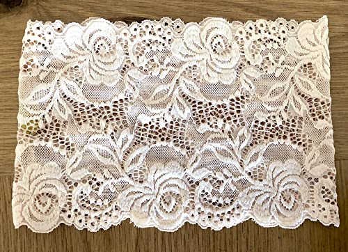 Sharirose Nude Lace Headband For Women Hair Accessories For Women Stretch Lace Vintage Floral Headband Makeup Headband Hairbands Handmade Quality Hairbands (Nude) #TOP5