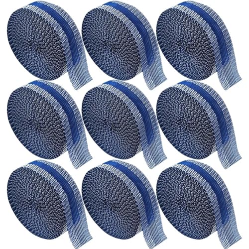 ZUGLQYSX Cinta adhesiva de 1/50 m for dobladillos pantalones, ideal for acortar vaqueros y hacer reparaciones. También sirve for coser telas otros materiales(Blue,10m (2Rolls))