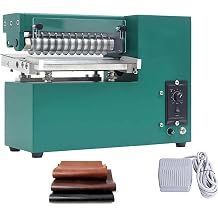 90W Electric Leather Cutting Machine, Heavy-Duty Leather Strip Cutter, Adjustable Speed Leather Strap Splitter Skiving Machine, 20cm Cutting Width, for Leather, Plastic, PVC, Rubber