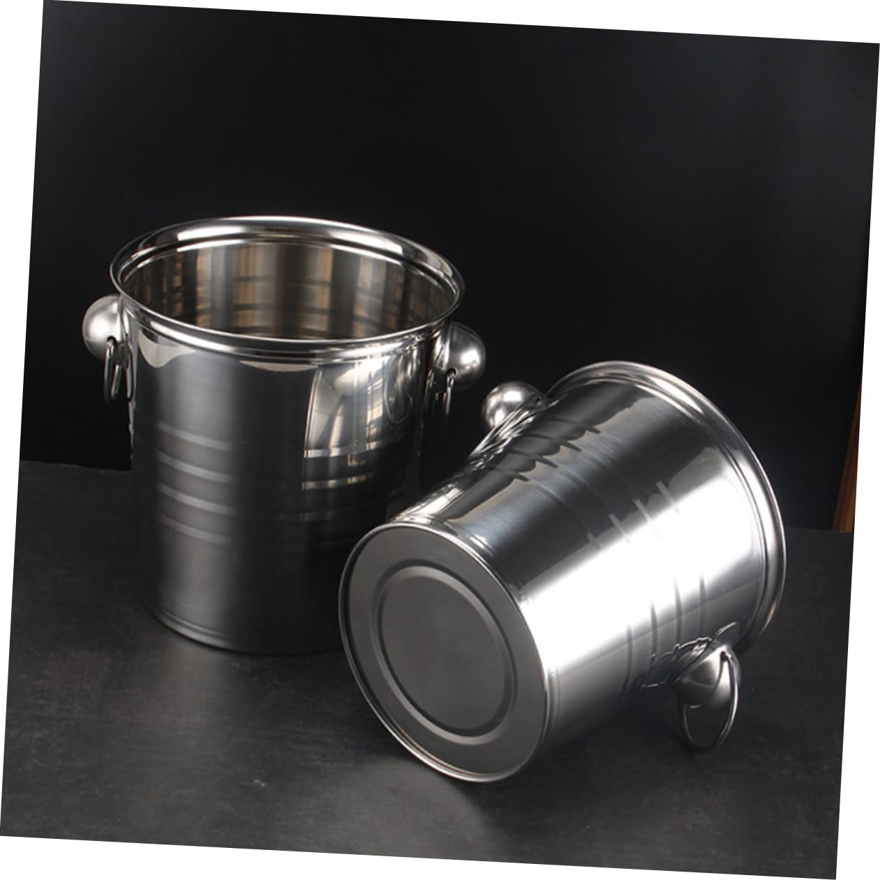 Amazon｜Happyyami アイスバケツ ワインボトル冷却器 熱の ストッパー 