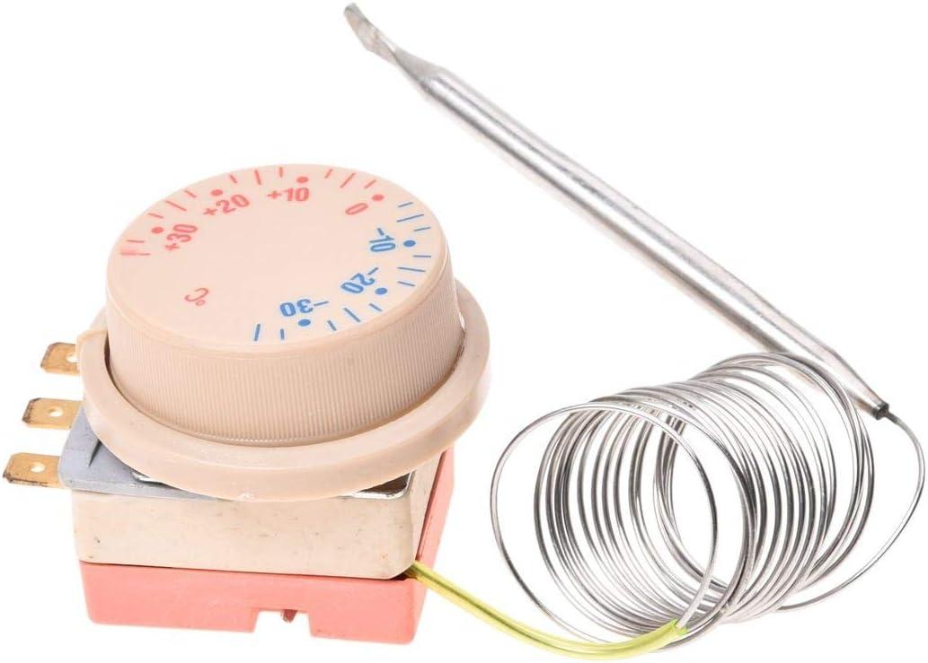 Refrigerator Thermostat Ac 250v 16a Freezer Refrigerator Thermostat -30 To 30 Celsius Degree