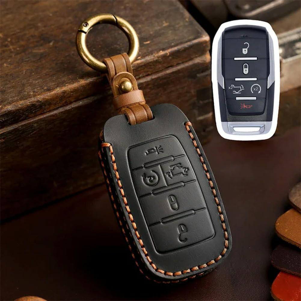 Remote Smart Key Cover Case Protector for Dodge Ram 1500 Rebel 2500 3500 5500 2019 2020 Holder Car Accessories
