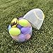 Jumbo Easter Egg Container with 17 Large Plastic Easter Eggs to fill | Giant Easter Egg Set Includes one Golden Egg | Perfect Fillable Easter Egg Basket for Easter Egg Hunt and Easter Prizes