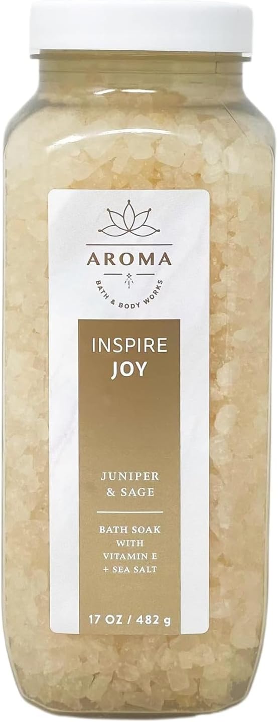 Bath & Body Works Aromatherapy Juniper & Sage Bath Soak 17.0 Oz (Juniper & Sage)