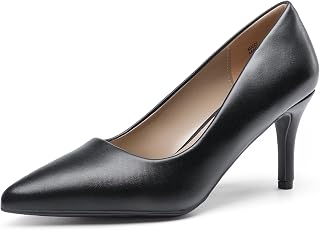 Women's High Stiletto Heels Closed Pointed Toe Dress Pumps Shoes for Wedding Work Office Business, 3 Inches