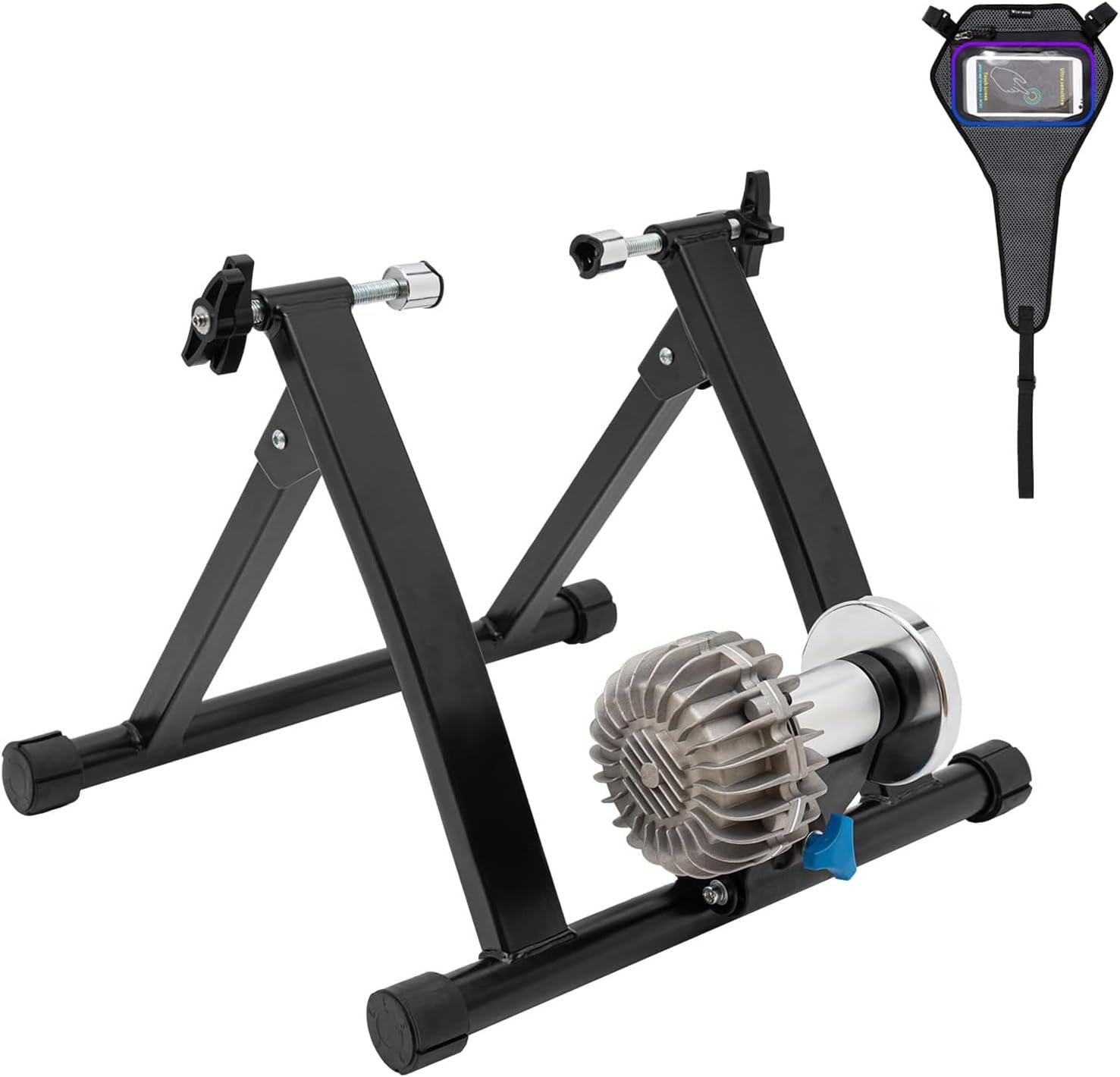 Bike Trainer - Fluid Resistance Indoor Bike Trainer Stand for 26-28" & 700C Wheels - Rollers Home Exercise Bicycle Stands
